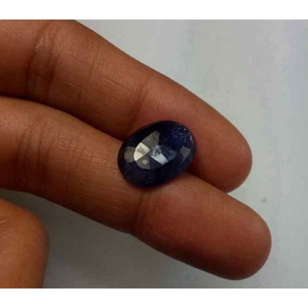 6.65 Carats Blue African Sapphire 13.96 x 10.54 x 4.82 mm