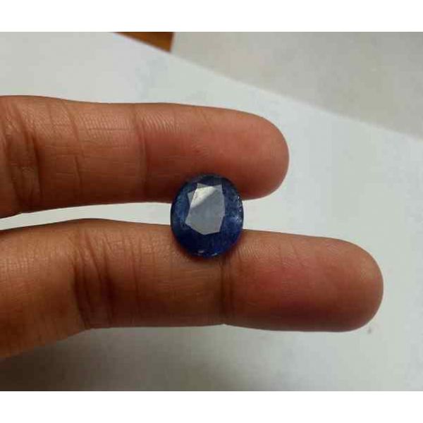 5.83 Carats Blue African Sapphire 12.97 x 10.66 x 3.64 mm