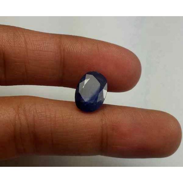 4.58 Carats Blue African Sapphire 12.74 x 8.29 x 4.73 mm