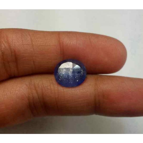 3.27 Carats Blue African Sapphire 10.76 x 9.49 x 3.05 mm