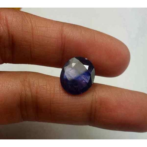 4.68 Carats Blue African Sapphire 12.38 x 10.38 x 3.01 mm