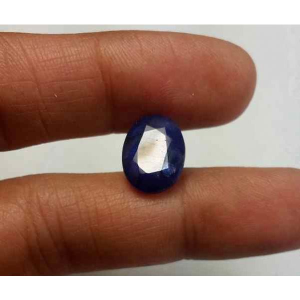 5.29 Carats Blue African Sapphire 12.24 x 9.38 x 4.56 mm