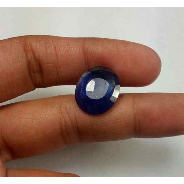 8.78 Carats Blue African Sapphire 15.40 x 13.09 x 4.60 mm