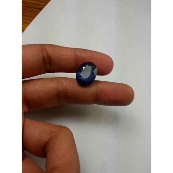 8.98 Carats Blue African Sapphire 14.75 x 11.32 x 4.77 mm