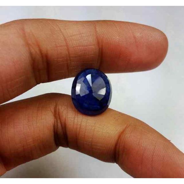 8.66 Carats Blue African Sapphire 13.74 x 11.71 x 4.70 mm
