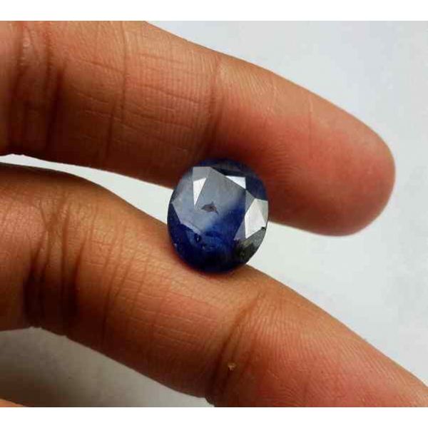 5.27 Carats Blue African Sapphire 12.32 x 10.08 x 3.73 mm