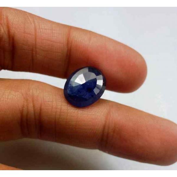 5.27 Carats Blue African Sapphire 12.32 x 10.08 x 3.73 mm