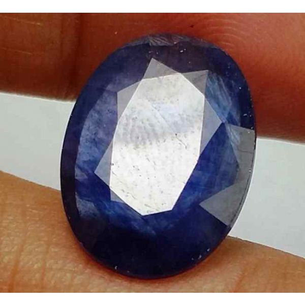 7.09 Carats Blue African Sapphire 15.05 x 11.15 x 3.80 mm