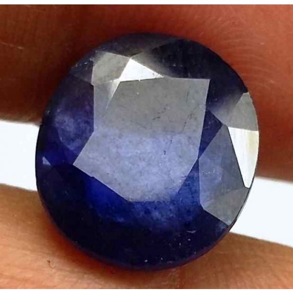 6.00 Carats Blue African Sapphire 11.70 x 10.36 x 4.40 mm