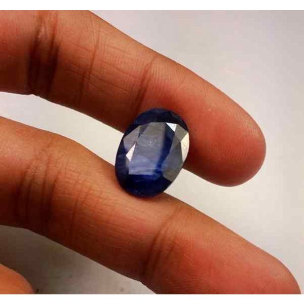 8.29 Carats Blue African Sapphire 15.52 x 10.76 x 4.36 mm