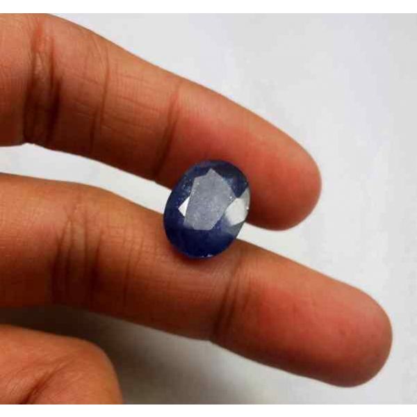 9.65 Carats Blue African Sapphire 13.78 x 10.19 x 6.16 mm