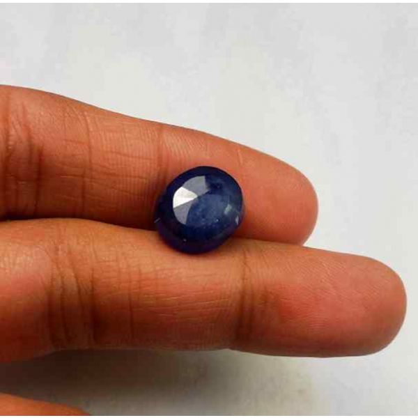 7.97 Carats Blue African Sapphire 11.70 x 10.63 x 5.62 mm