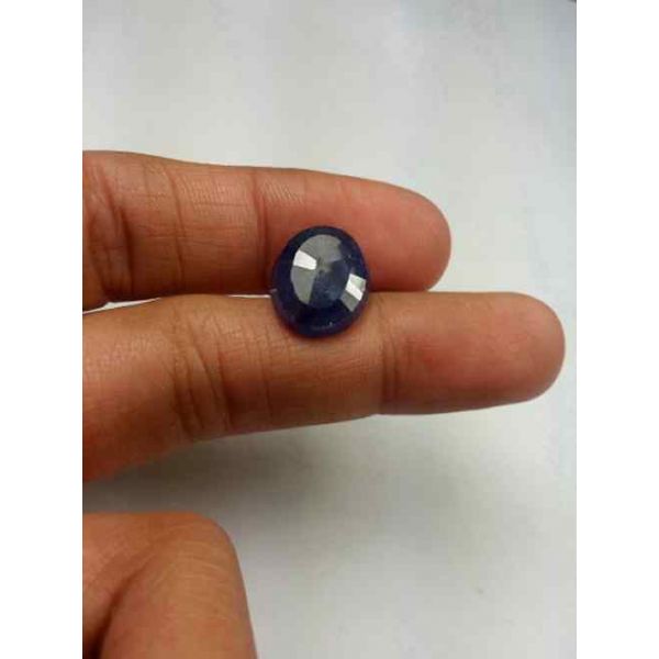 8.03 Carats Blue African Sapphire 13.05 x 10.95 x 5.03 mm