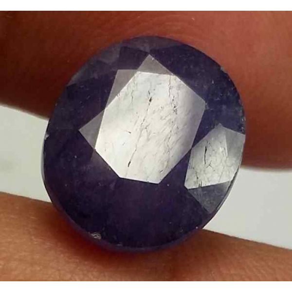 6.30 Carats Blue African Sapphire 11.48 x 9.71 x 6.26 mm