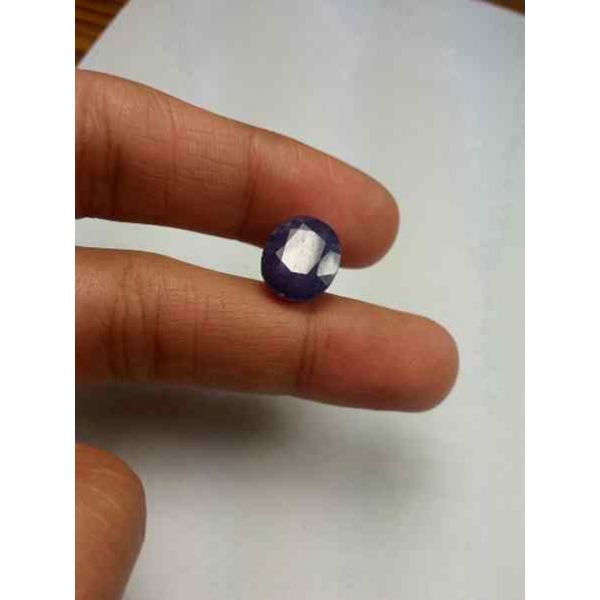 6.30 Carats Blue African Sapphire 11.48 x 9.71 x 6.26 mm