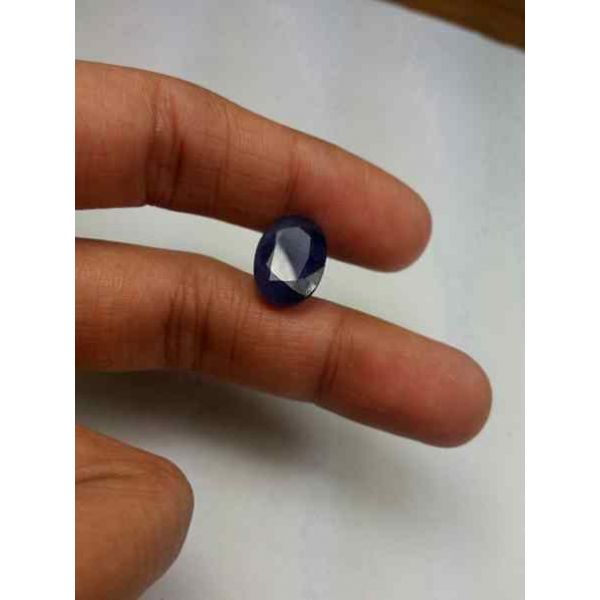 8.69 Carats Blue African Sapphire 13.80 x 9.62 x 5.98 mm