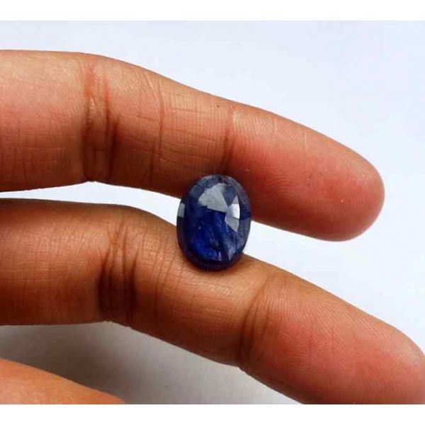 8.16 Carats Blue African Sapphire 13.14 x 10.10 x 5.35 mm