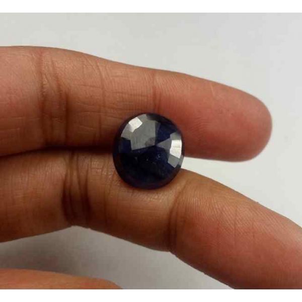 8.50 Carats Blue African Sapphire 13.37 x 12.10 x 4.60 mm