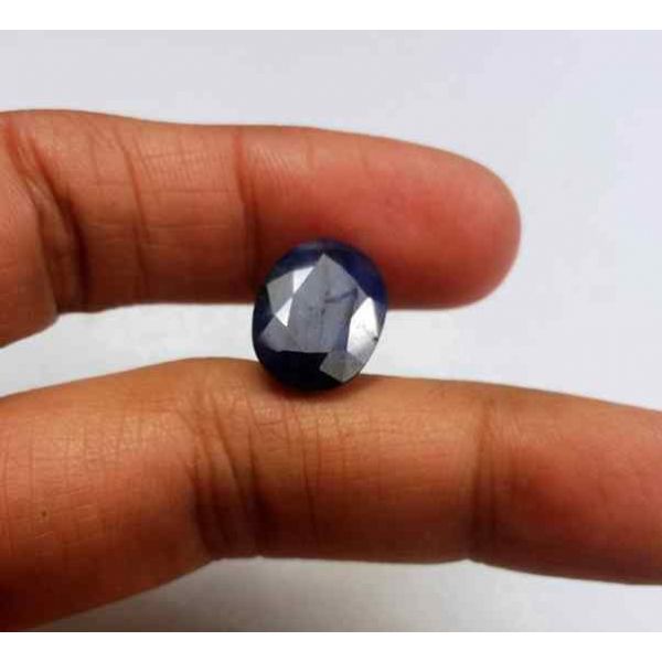 7.83 Carats Blue African Sapphire 13.22 x 10.25 x 4.98 mm