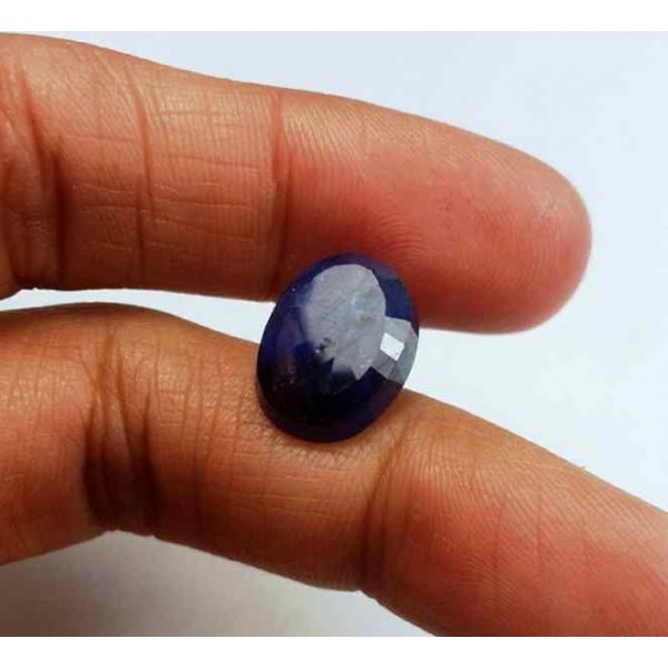 7.83 Carats Blue African Sapphire 13.22 x 10.25 x 4.98 mm