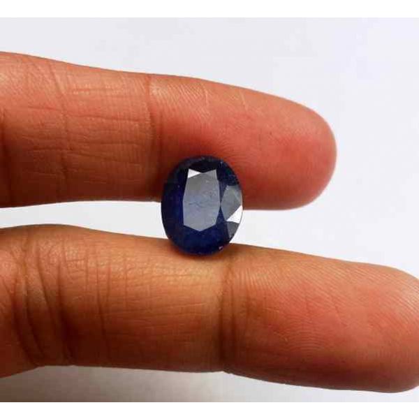 5.60 Carats Blue African Sapphire 11.53 x 9.06 x 4.90 mm