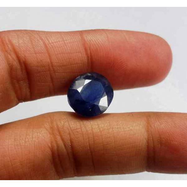 8.01 Carats Blue African Sapphire 11.65 x 10.38 x 6.49 mm