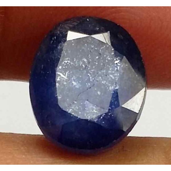 6.09 Carats Blue African Sapphire 10.64 x 8.76 x 5.77 mm