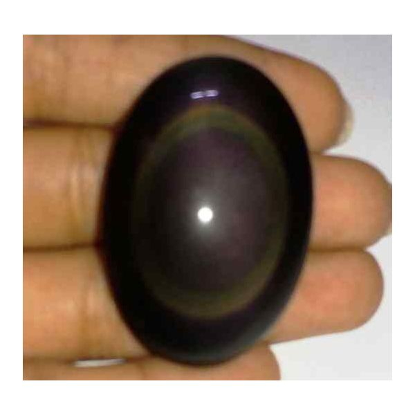 76.60 Carats Obsidian Eye 41.14 X 28.44 X 10.62 mm