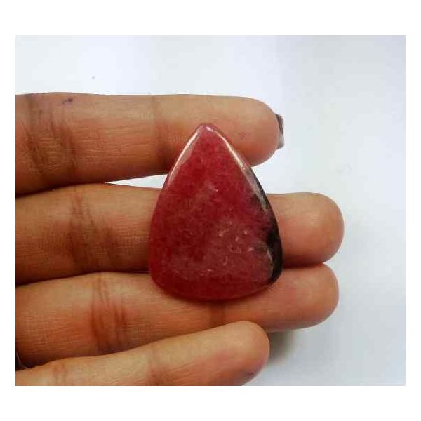 25.82 Carats Rhodonite  30.78 X 24.18 X 3.05 mm