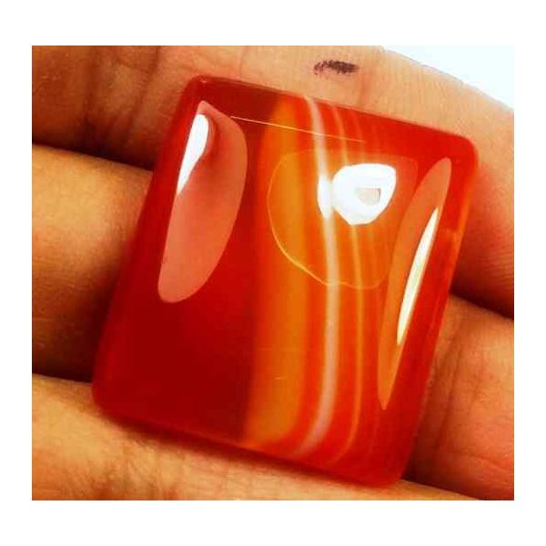 29.12 Carats Banded Agate 3.82 X 20.93 X 5.68 mm