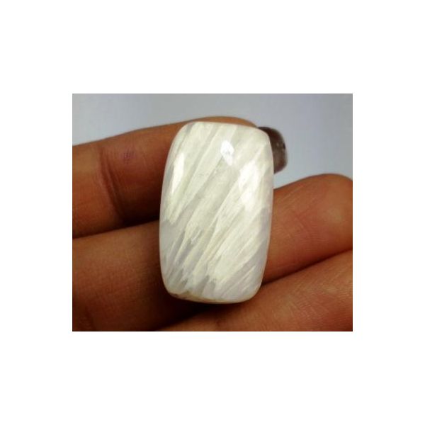 17.82 Carats  Natural Scolecite Rectangular Shape 23.88 X 14.56 X 6.62 mm