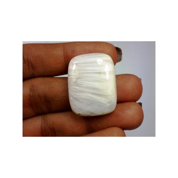 31.24 Carats  Natural Scolecite Rectangular Shape 25.76 X 19.82 X 7.37 mm