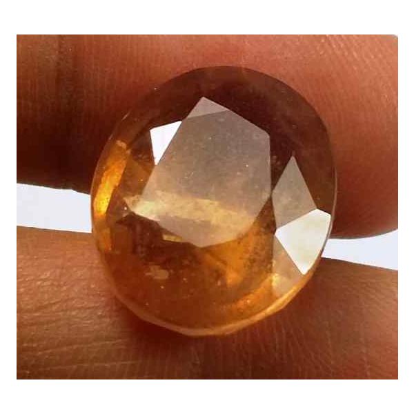 18.00 Carats African Padparadscha Sapphire 16.02 X 13.50 X 7.38 mm