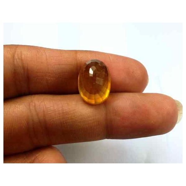12.82 Carats African Padparadscha Sapphire 13.88 X 9.84 X 9.00 mm
