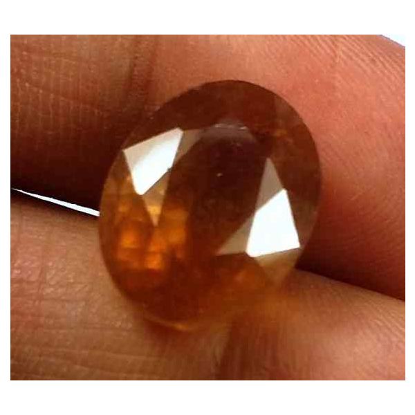 12.84 Carats African Padparadscha Sapphire 13.37 X 10.66 X 8.97 mm