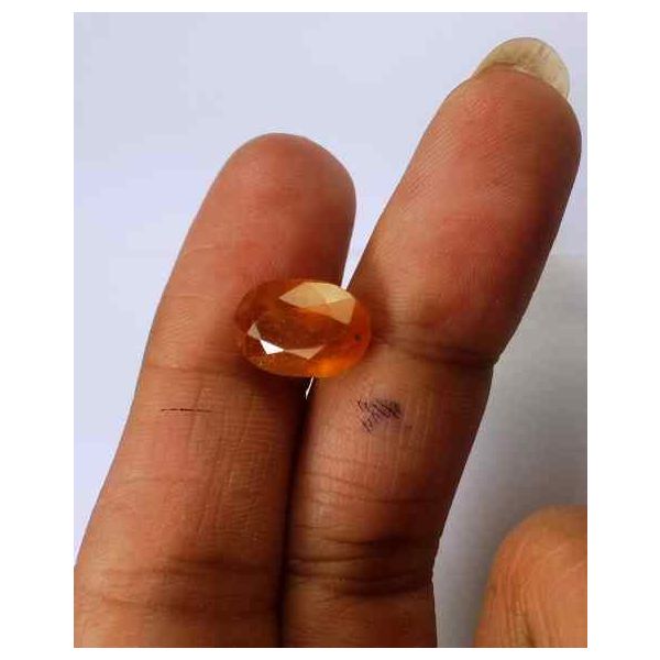 6.29 Carats African Padparadscha Sapphire 11.75 X 7.52 X 6.25 mm