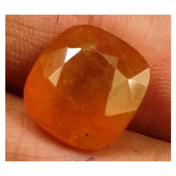 8.62 Carats African Padparadscha Sapphire 11.44 X 10.82 X 6.53 mm