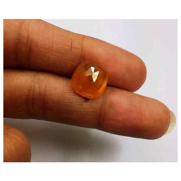 8.62 Carats African Padparadscha Sapphire 11.44 X 10.82 X 6.53 mm
