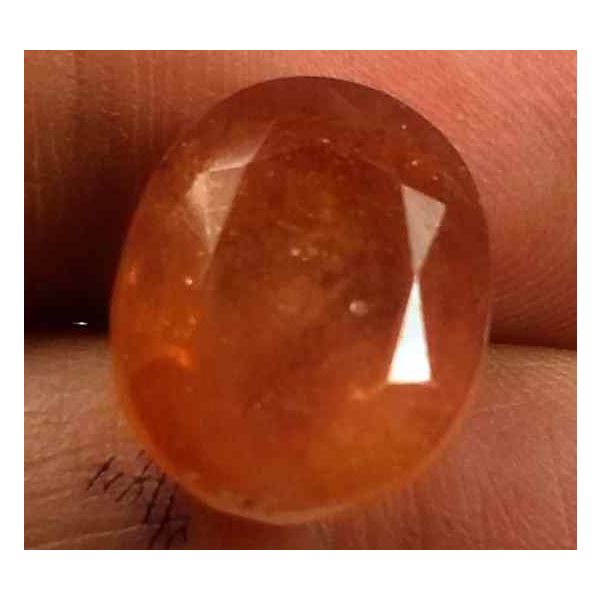 12.40 Carats African Padparadscha Sapphire 13.65 X 11.14 X 7.80 mm