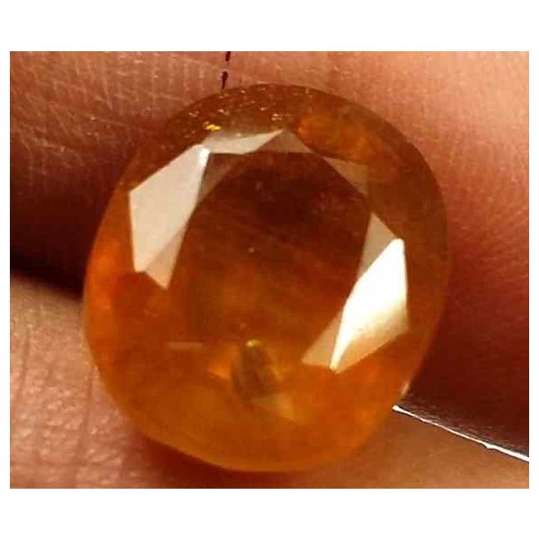 10.52 Carats African Padparadscha Sapphire 12.63 X 10.91 X 7.43 mm