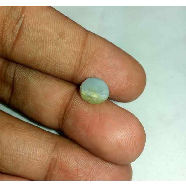 3.74 Carats Chrysoberyl Cat's Eye 9.10 x 7.98 x 5.47 mm