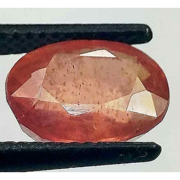 3.63 Carats African Padparadscha Sapphire 9.75 x 7.37 x 4.75 mm