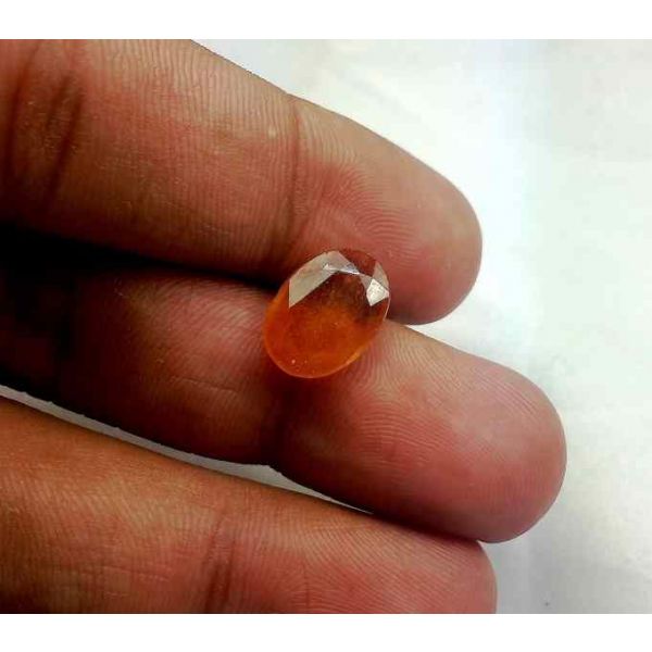5.7 Carats African Padparadscha Sapphire 12.90 x 9.18 x 4.40 mm