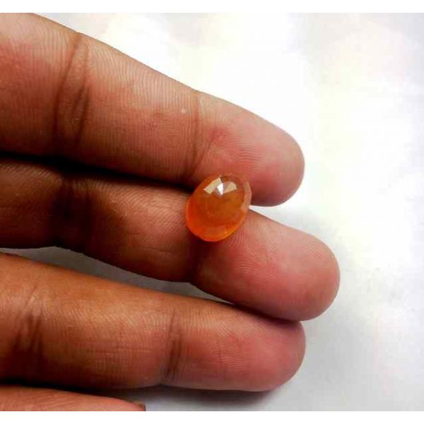 11.89 Carats African Padparadscha Sapphire 13.00 x 10.00 x 7.85 mm