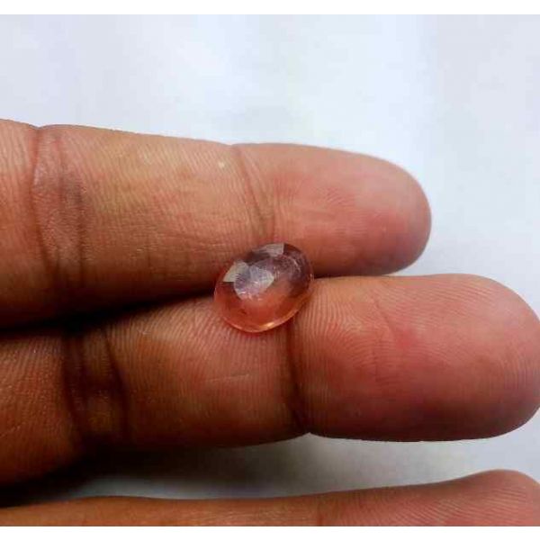 4.32 Carats African Padparadscha Sapphire 11.20 x 8.75 x 3.73 mm
