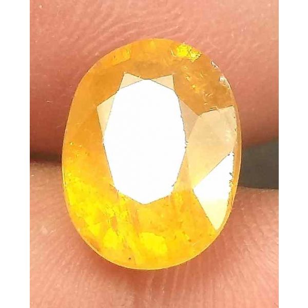 6.65 Carats African Yellow Sapphire 11.90 x 9.15 x 6.70 mm
