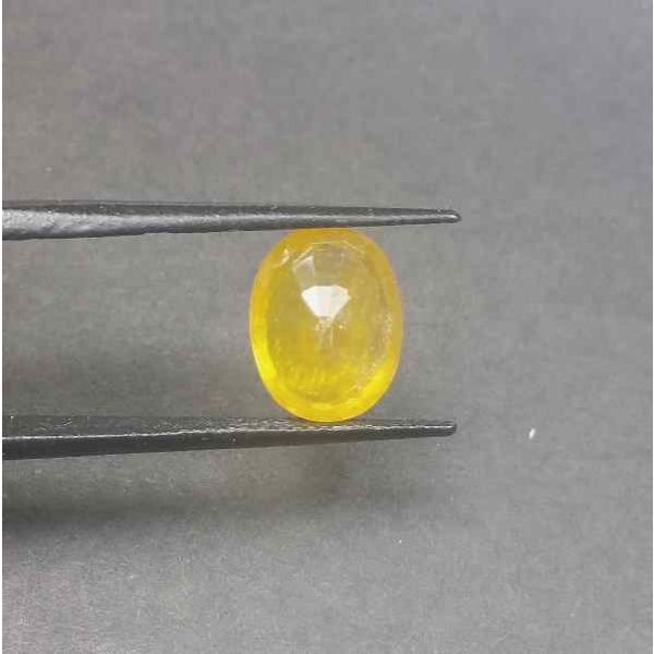 6.65 Carats African Yellow Sapphire 11.90 x 9.15 x 6.70 mm