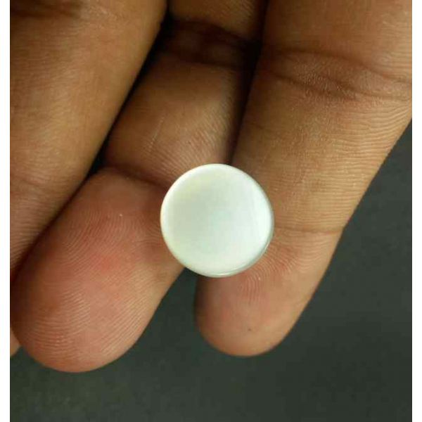 11.15 Carats Creamy White Moonstone 14.18 x 14.14 x 7.92 mm