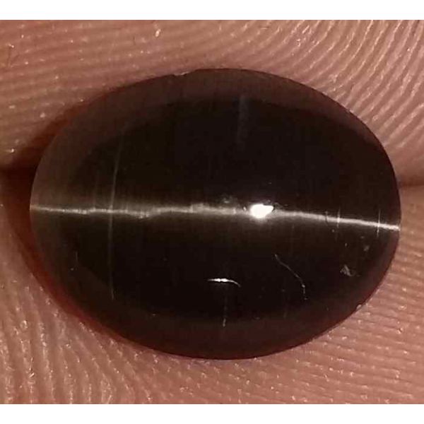 3.36 Carats Sillimanite Cat's Eye 10.10 x 7.93 x 4.65 mm