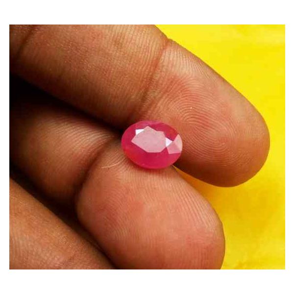 2.84 Carats Guinea Mines Ruby 9.54 x 7.59 x 4.30 mm